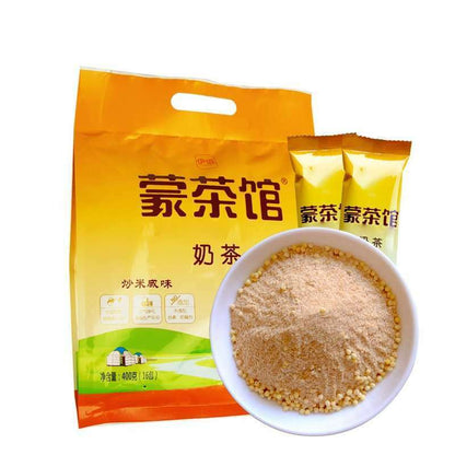Mongolia Suutei Tsai Instant Milk Butter Tea with Baked Rice Salty Drink-