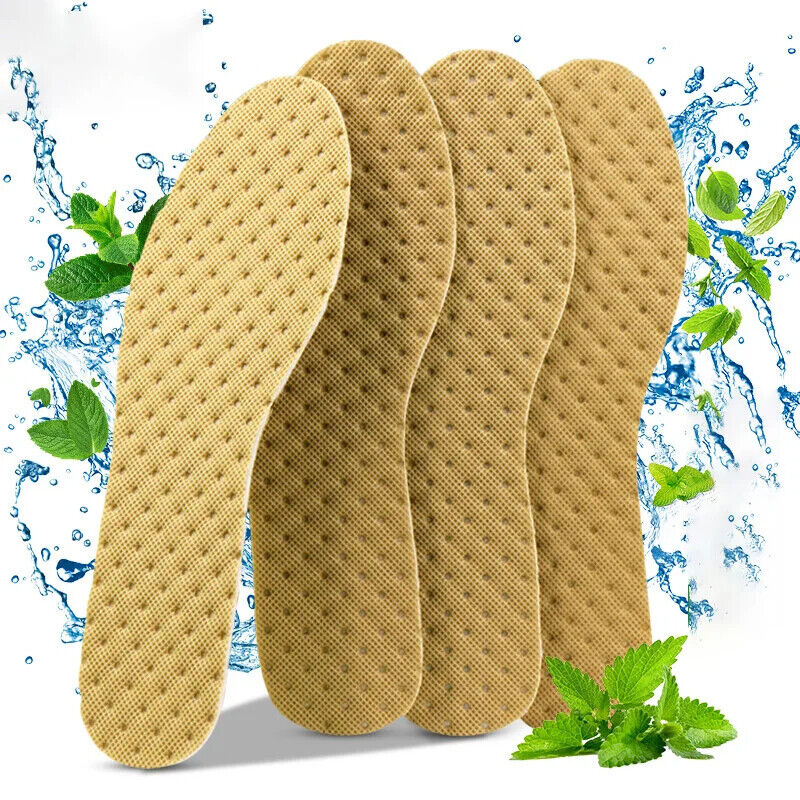 Men Women Shoes Pad Mint Deodorization Insoles Breathable Soft Comfortable Soles