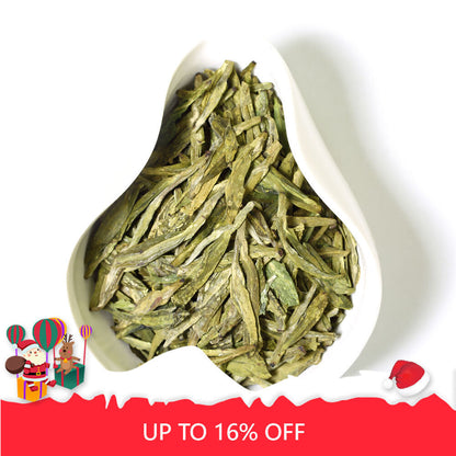 HELLOYOUNG 100g Supreme Xihu Longjing Dragon Well Chinese Green Tea Spring Loose