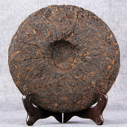 Natural Pressed Black Tea Cake Jinhao Pu-Erh Tea Cake Cooked Tea357g-