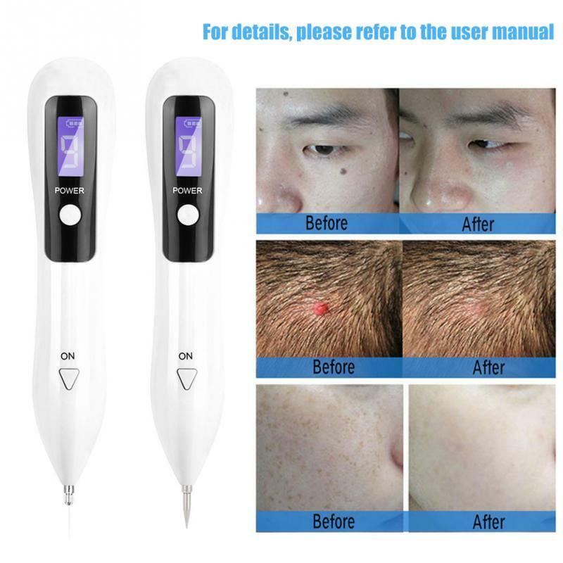Facial Freckle Removal 9level LCD Face Dark Spot Remover Laser Plasma PenMachine