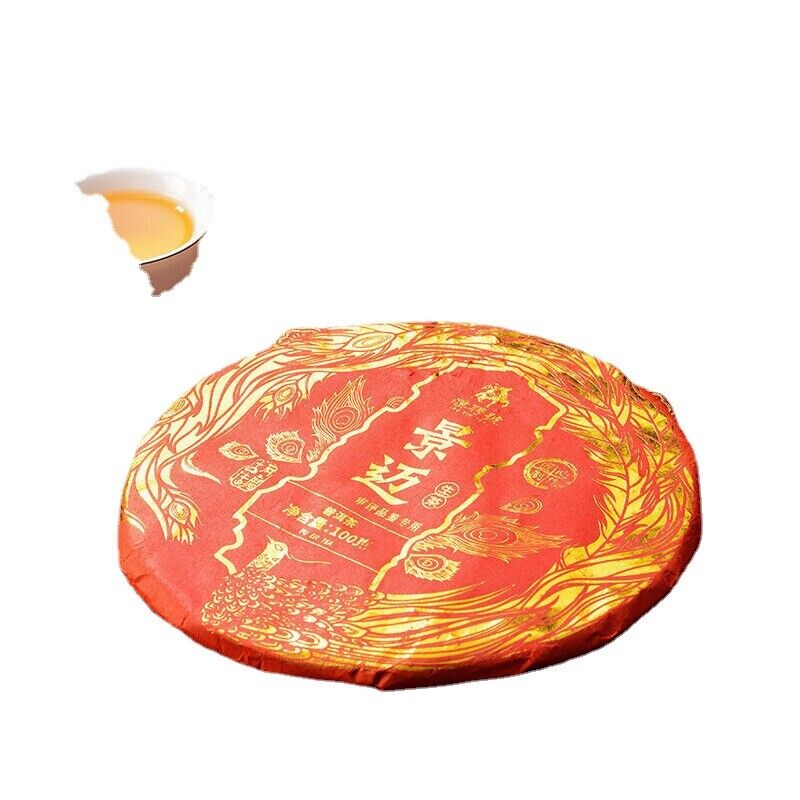 100g/3.52oz Jingmai Ancient Pure Material Pu'er Raw Tea Seven Seed Cake Tea