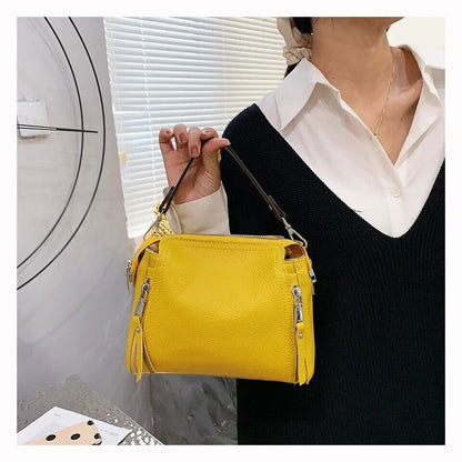 Women Genuine Leather Bag Crossbody Shoulder Purse