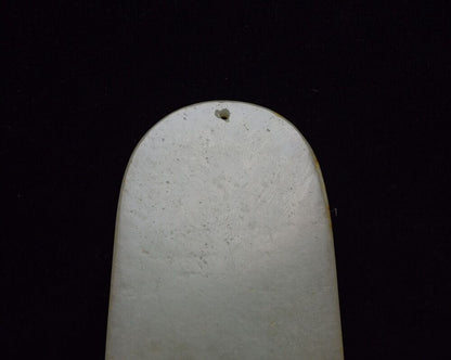 Chinese Top Natural Hetian Jade Carved Dragon Kuan Yin Statues Pendant Jewelry