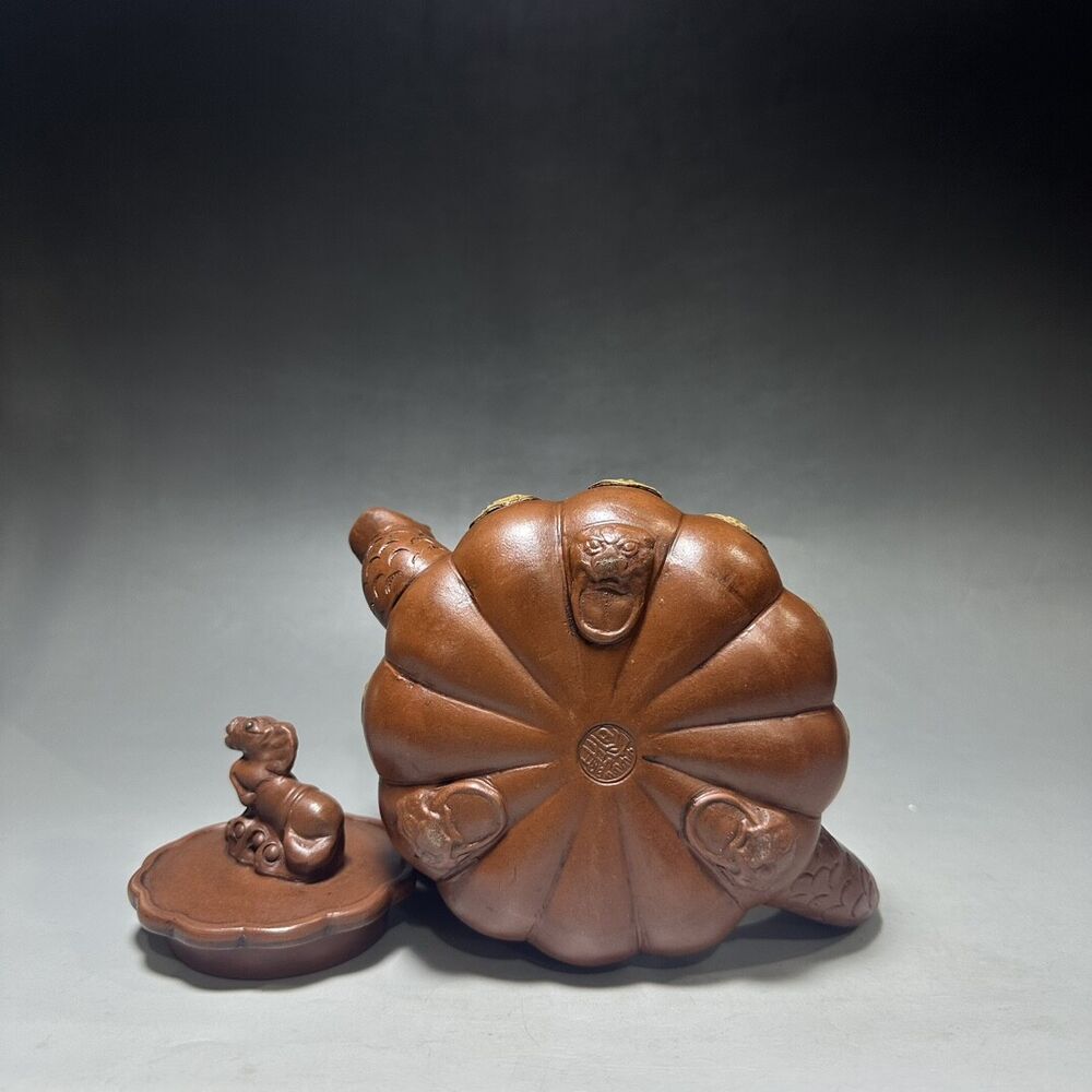 vintage chinese yixing purple clay teapot zisha ceremony teaware collection rare