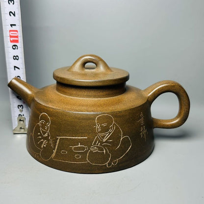 Vintage Chinese Yixing Purple Clay Teapot Zisha Ceremony Ceramic Child Teaware