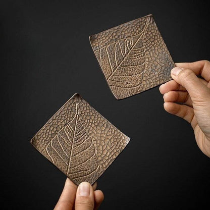 Ceramic Leaf Tea Coaster|Coffee Coaster|Tea Ceremony Accessories
