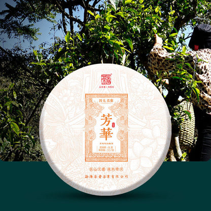 357g Puerh Spring Tea Pu Erh Tea Raw Tea Four Major Fragrances Tea Cake Tea