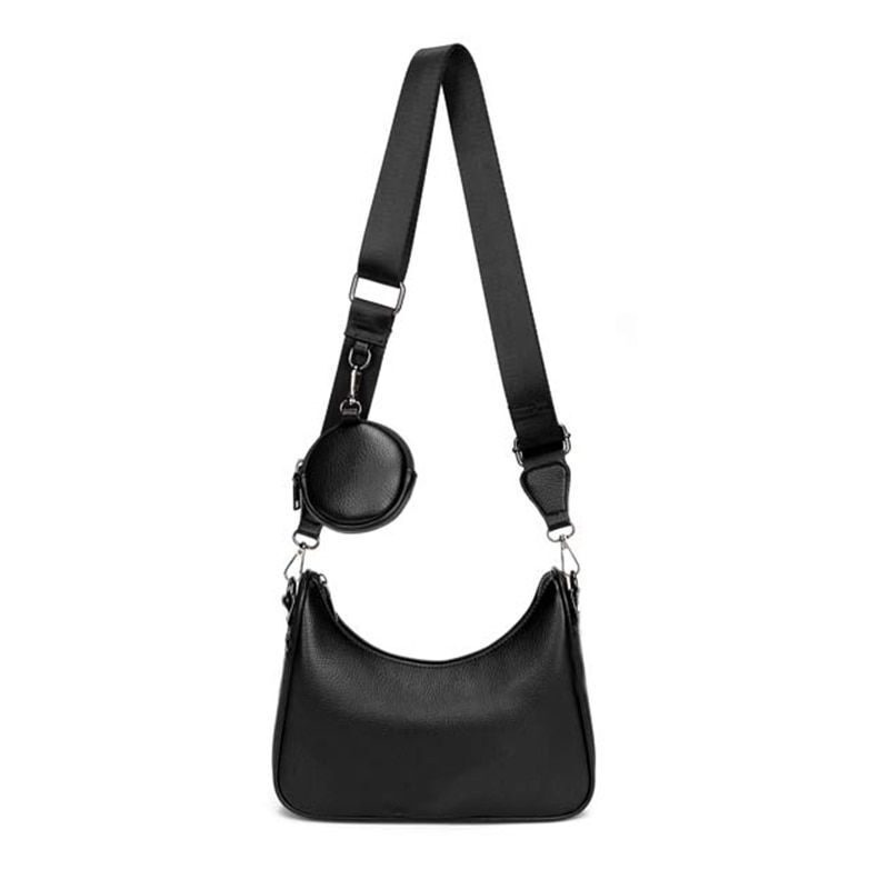 Crossbody Handbag Multipurpose Soft Shoulder Bag Luxury Small Purses Polyester