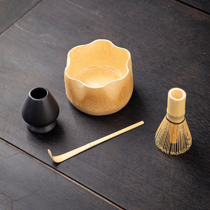 Bamboo Matcha Ceremony Starter Kit For Traditional Japanese Tea Ceremony