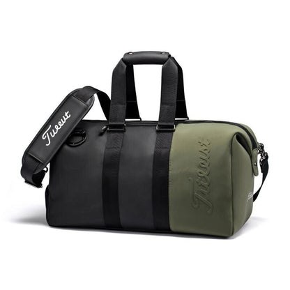 Golf Clothing Bag Men Women Shoulder Wear-Resistant PU Material Sports Handbag