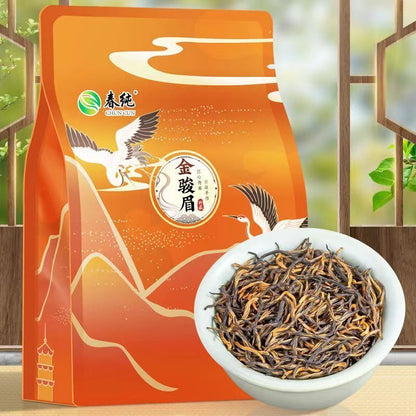 250g Organic Jinjunmei Black Tea Bagged Jin Jun Mei Oolong Red Tea Loose Leaf