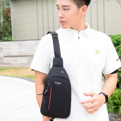 Men Shoulder Bags Packs Sling Bag Crossbody Sport Shoulder Chest Bag