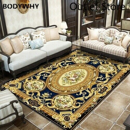 Europe Nodric Carpets Room Carpet Flower Sofa Rug Floor Mat Palace Soft Rugs ##