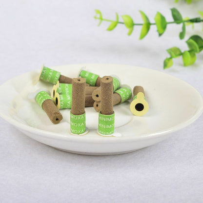 Mini Moxa Tubes Self Sticks Chinese Moxibustion Stickers Therapy Massager 180Pcs