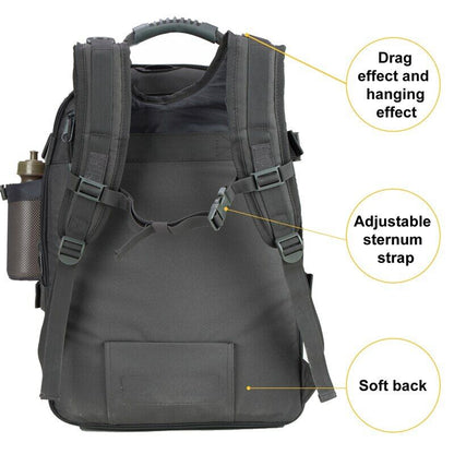 Tactical Backpack Large 3 Day Pack Molle Bag Pack Army Camping Rucksack