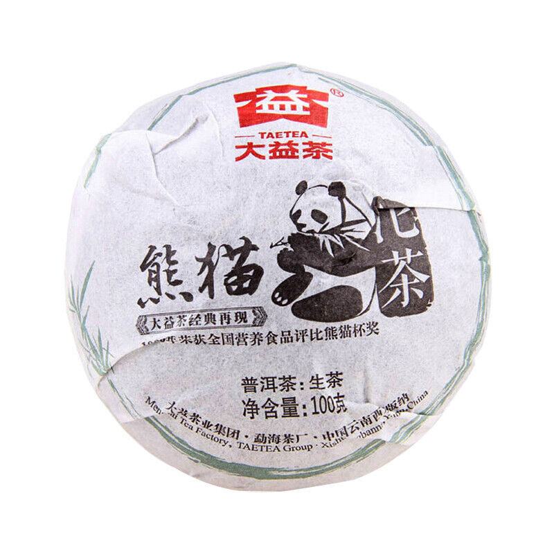 TAETEA Brand Panda Pu-erh Tea Tuo 2012 100g Raw Menghai Dayi Pu'er Tuocha