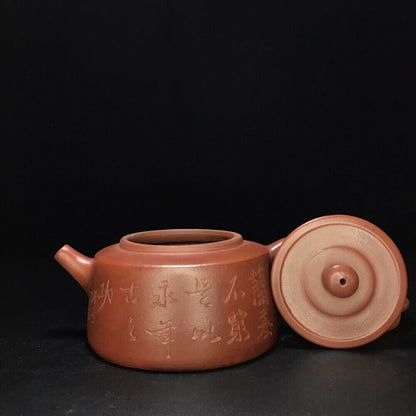 vintage chinese yixing purple clay teapot zisha ceremony teaware collection rare