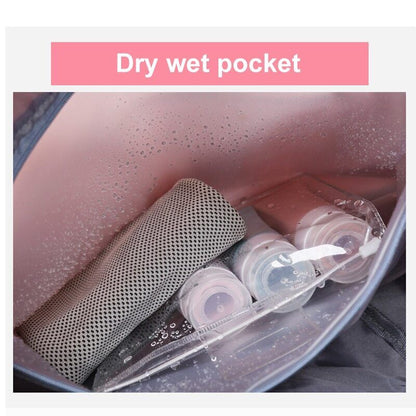 Dry Wet Gym Bag Yoga Mat Sports Bag Handbags Sport Travel Women Men Bag Shoes