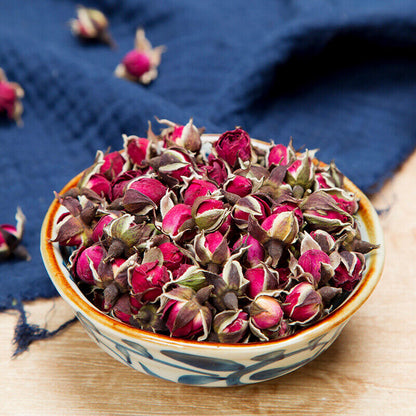 Premium Organic Imperial Dried Red Rose bud Tea * Rose flowers Tea