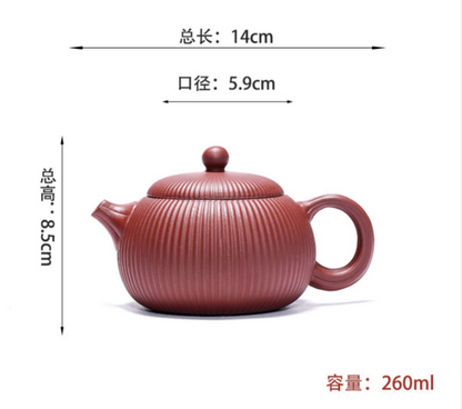 Chinese xishi pot marked on sales purple clay kungfu tea pot big promotion China
