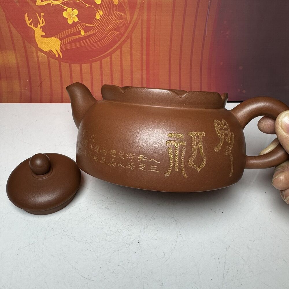 Vintage Chinese Yixing Purple Clay Teapot Zisha Ceremony Teaware Collection Rare