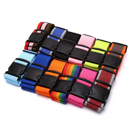 2M Rainbow Password Lock Packing Luggage Bag with Luggage Strap 3 DigiSE