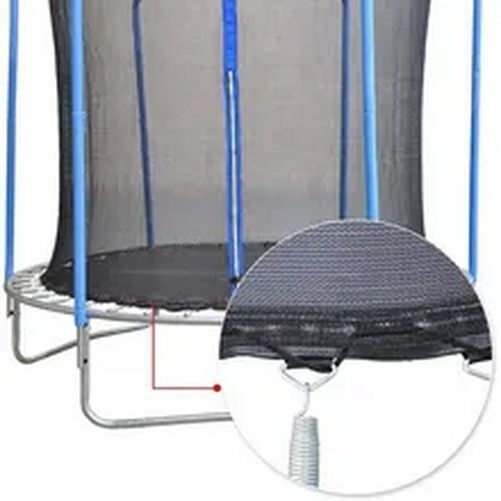 6/10/12/14 Feet 6/8 Poles Trampoline Net Nylon For Children Jumping Pad Safety