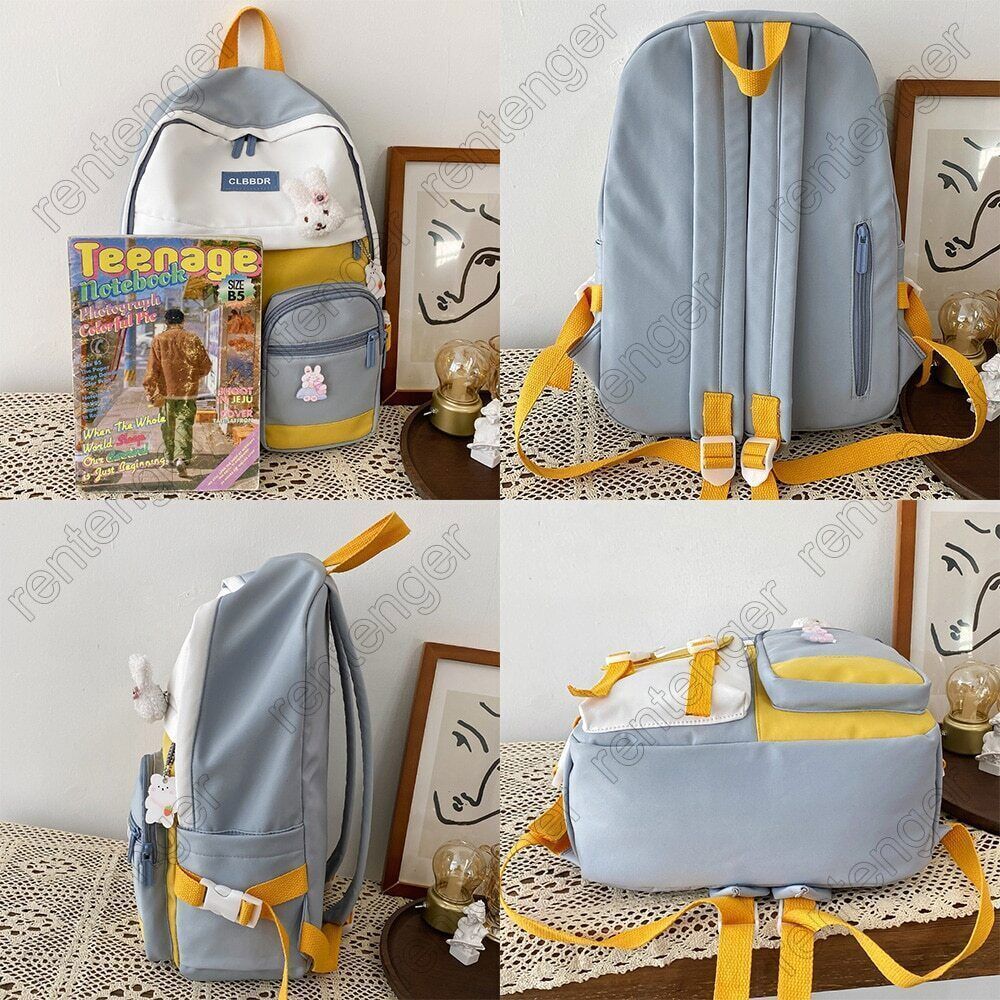 Backpack Women School Bag College Student Nylon Backpack Female Bag