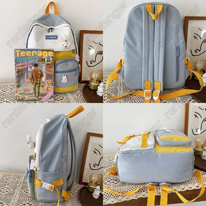 Backpack Women School Bag College Student Nylon Backpack Female Bag