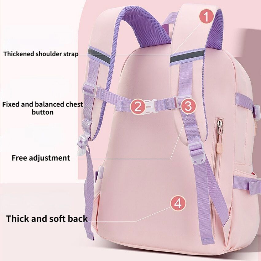 Children's Backpack Girl School Bags Children Backpacks Bag Pockets Schoolbags