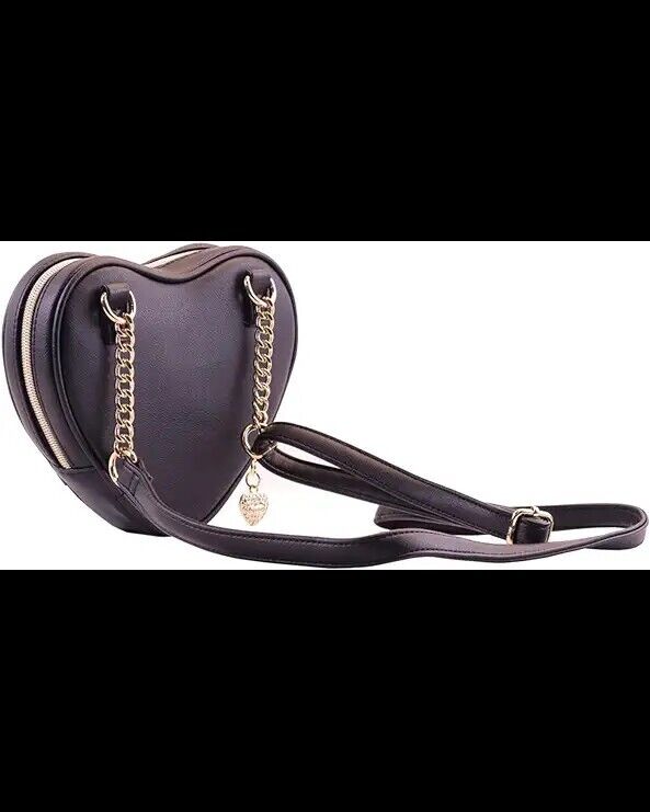 Juicy Couture Fluffy Heart Shaped Crossbody Dusty Blush Color Bag Gift