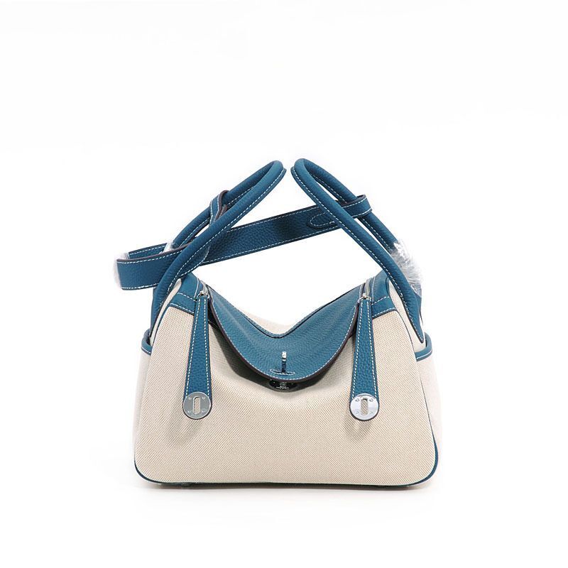Handbag Bags Luxury Real Leather Bag Canvas Shoulder Purse 26*14*19 /30*16*21 CM
