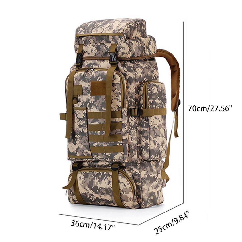 Military Tactical Backpack Hiking Camping Bag Camouflage Backpack Men Travel