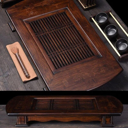 Chinese Wood Tea Tray With Drainage|Gong Fu Tea Tray|Tea Accessories