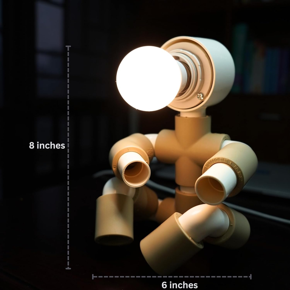 Decorative Industrial Table Lamp Smart Touch Control LED Light LED Bulb Included