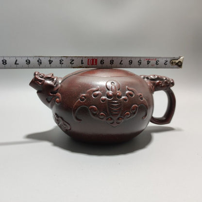 Vintage Chinese Yixing Purple Clay Teapot Zisha Ceremony Ceramic Nice Teaware