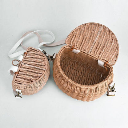 Small Big Back Basket Children Bicycle Basket Bag Basket Kid's Backpack