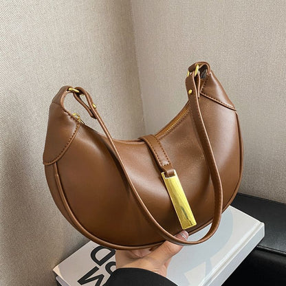 Shoulder Messenger Bag Handbags Vintage Leather Crossbody Bags Zipper Purse 1 PC