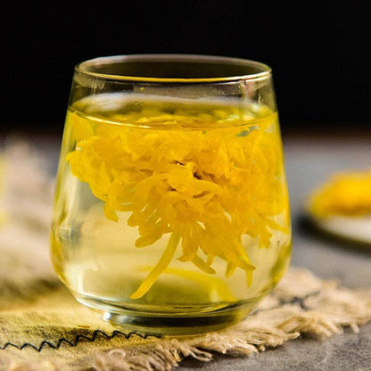Organic Dried Golden Chrysanthemum Buds Tea Relieve Stress High Quality