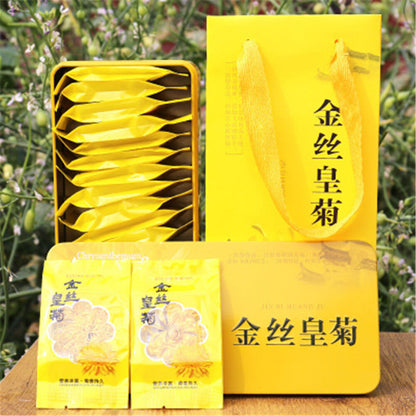 20pcs High Quality Gold Huang Ju Chrysanthemum A Large Cup of Organic Herbal Tea