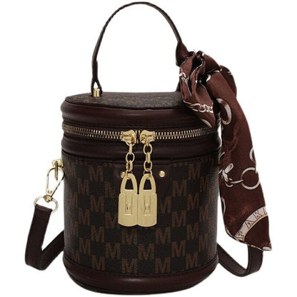 Tote Bucket Bag PU Leather Women's Designer Handbag Shoulder Bag