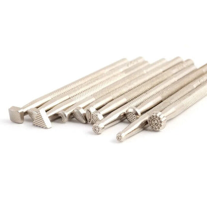 Leather Printing Tools Alloy Plant-Tanned Engraving Embossing Punch DIY Textures