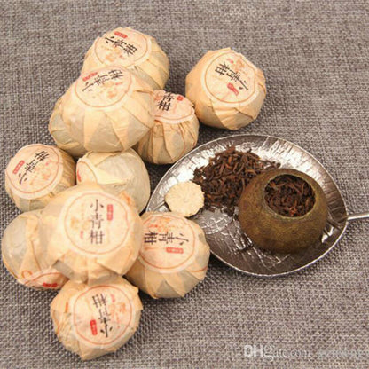100g Yunnan Puerh Tea Xinhui Orange Puer Cooked Tea Small Green Citrus Pu Er Tea