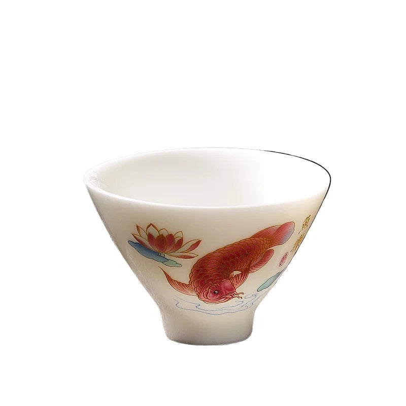 40Ml Chinese White Porcelain Kung Fu Tea Cup Tea Master Cup Tea Set -