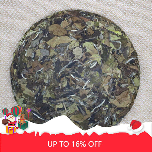 Organic Spring White Tea Shoumei White Tea Cake Small Leaf Tea 350g Health Care