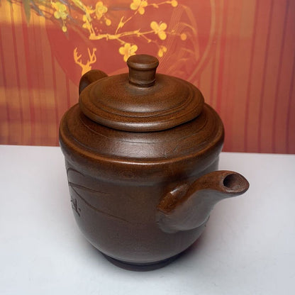 Vintage Chinese Yixing Purple Clay Teapot Zisha Ceremony Fashion Orchid Teaware