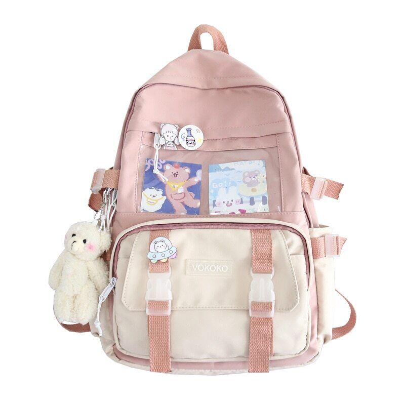 Women Backpack Teenager Girl BookBag Laptop Rucksack Student School Bag Female