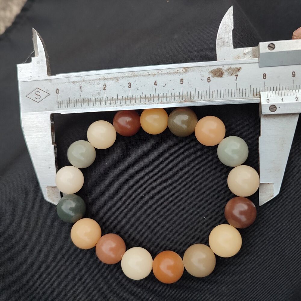 Vintage Buddha Pray Rosary Pipal Tree Bodhi Bead Strand Mens Bracelets Gift