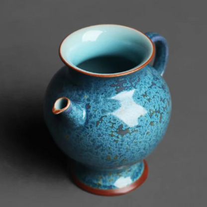 Ceramic Tea Pitchers Blue Ceramic Tea Services 200ml